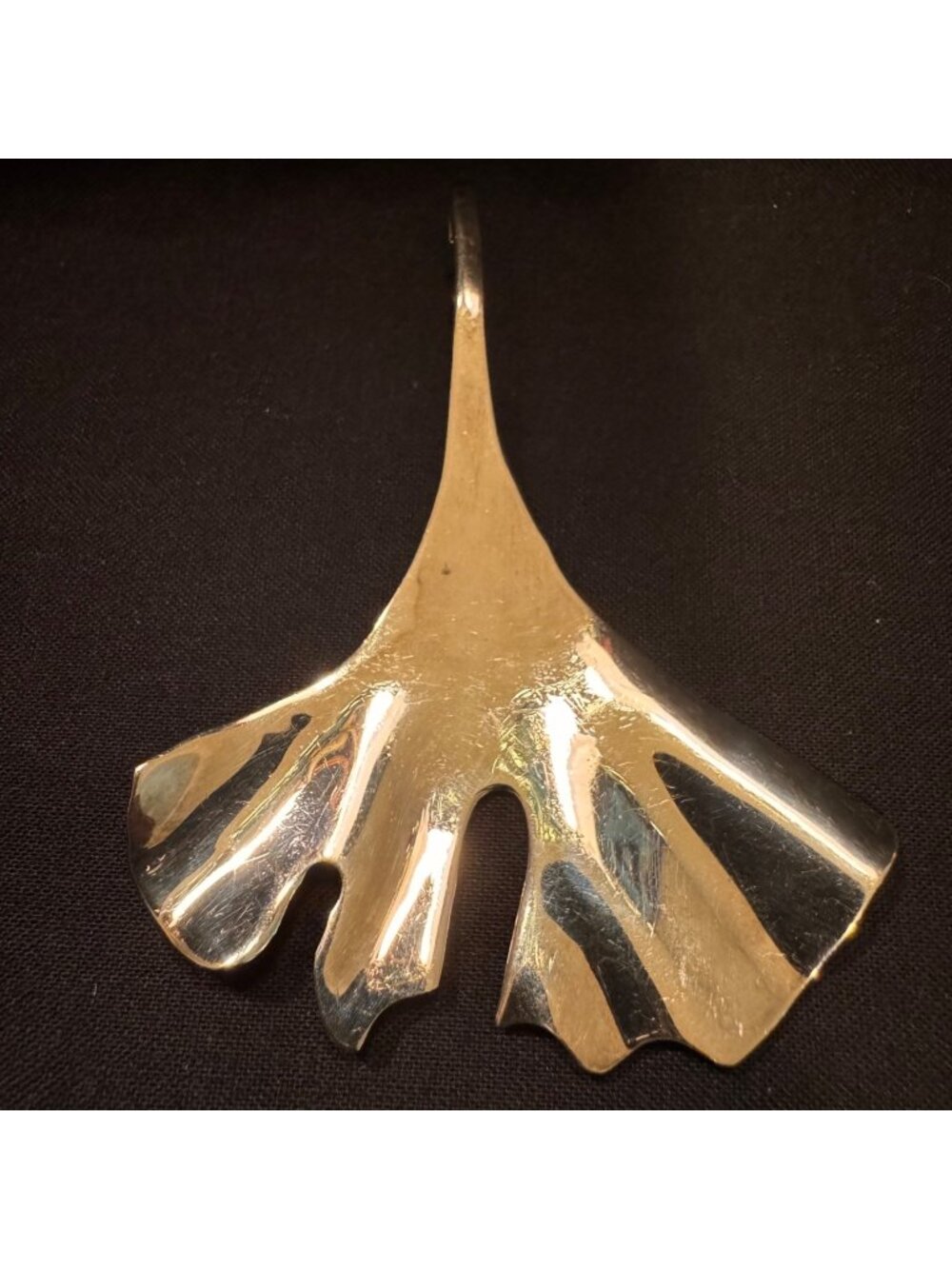 RLM Studio Sterling Silver 925 Modernist Fan Design Pendant Size 3" Length